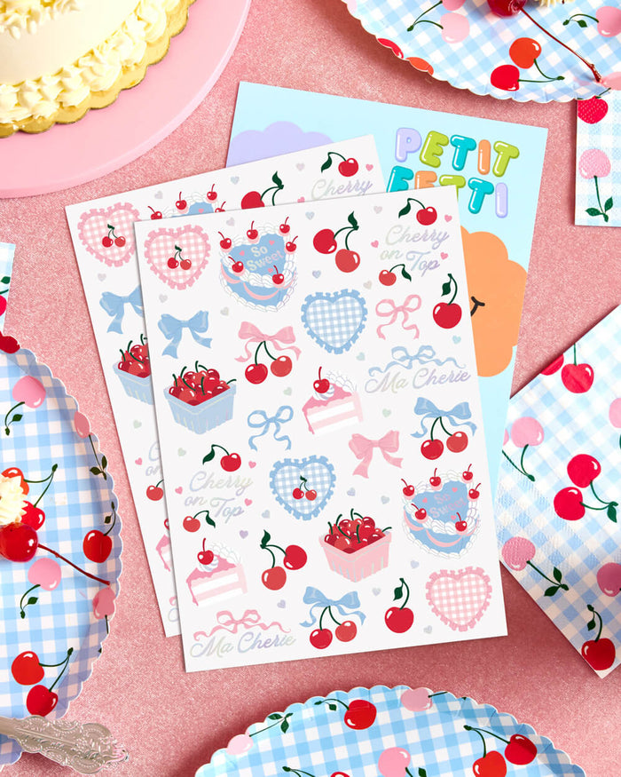 Cherry Tats - 50 temporary tattoos