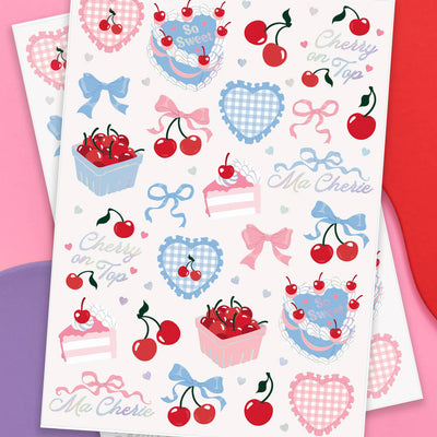 Cherry Tats - 50 temporary tattoos