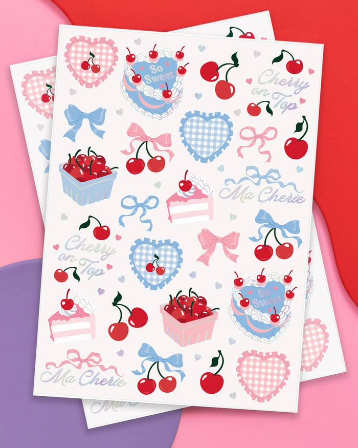 Cherry Tats - 50 temporary tattoos