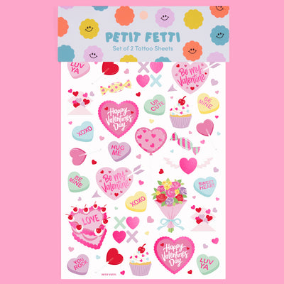 Be Mine Tats - 60 foiol temporary tattoos