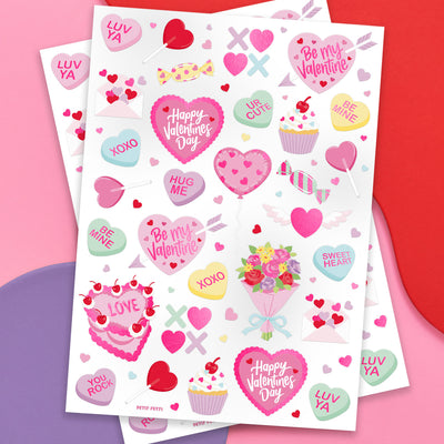 Be Mine Tats - 60 foiol temporary tattoos