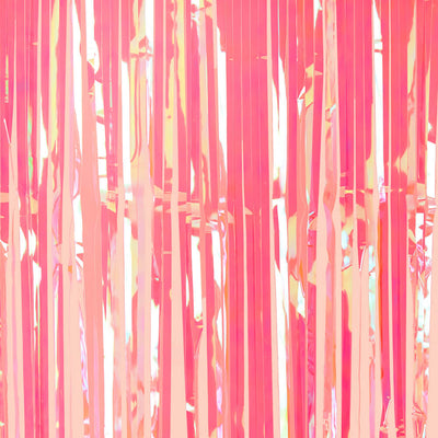 Totally Pink Curtain - iridescent foil curtain