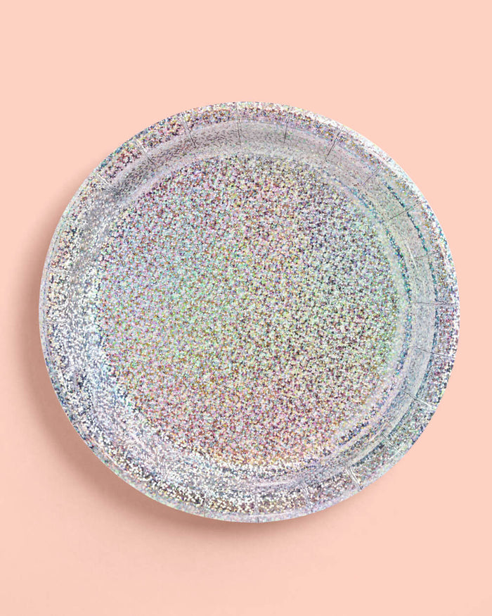 Shimmer Plates - 25 paper plates