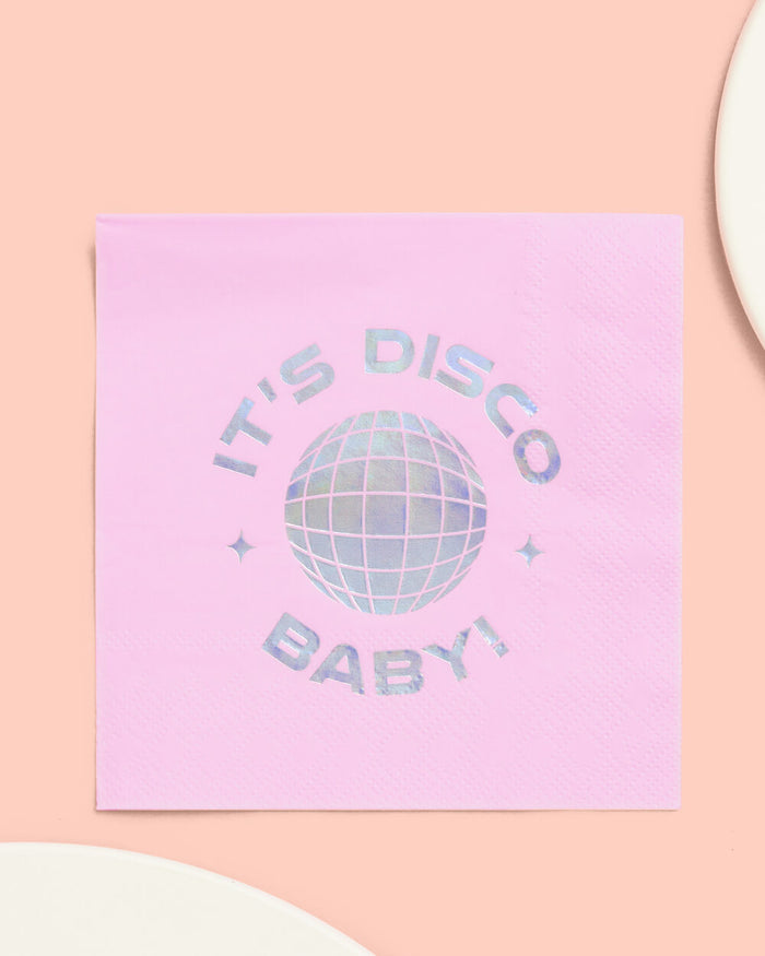 It's Disco, Baby! Napkin - 25 foil napkins