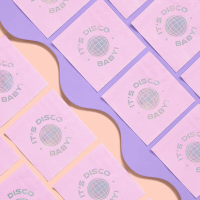 It's Disco, Baby! Napkin - 25 foil napkins