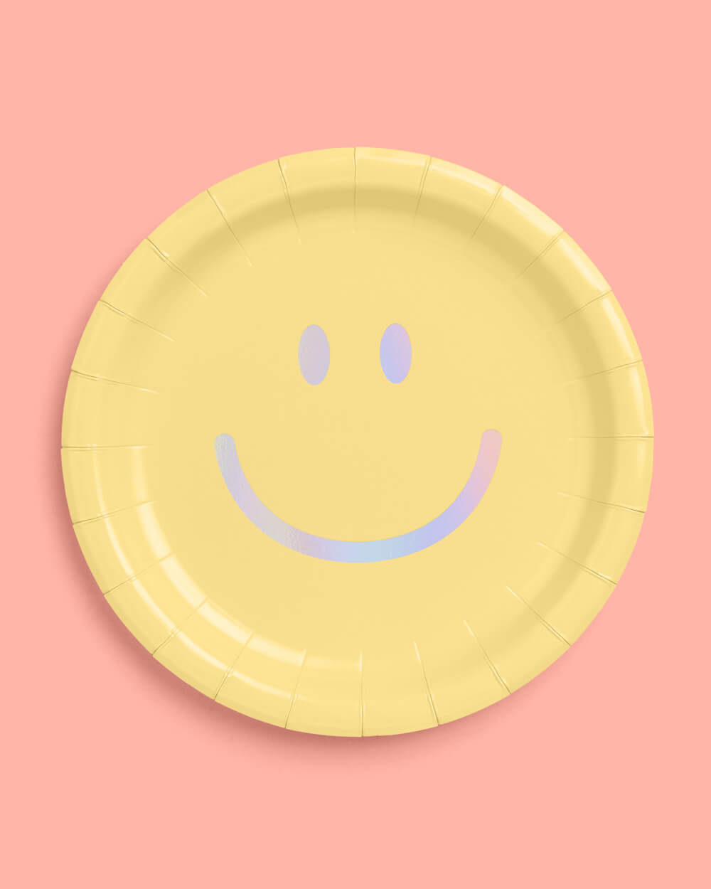 Smiley Plates - 24 paper plates