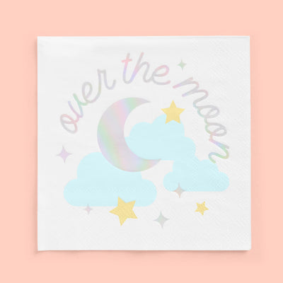 Over the Moon Napkins - 50 paper napkins