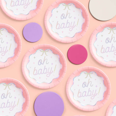 Oh Baby Plates - 25 paper plates