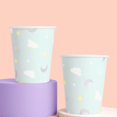 Over the Moon Cups - 50 paper cups