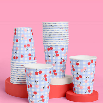 Cherry Cups - 24 paper cups