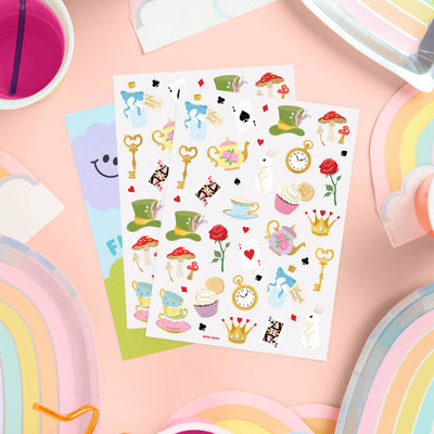 Whimsical Tea Time Tats - 52 temporary tattoos