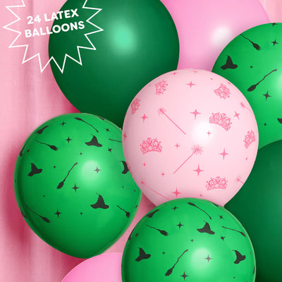 Emerald City Balloon Pack - 24 latex balloons