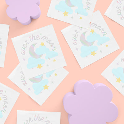 Over the Moon Napkins - 50 paper napkins