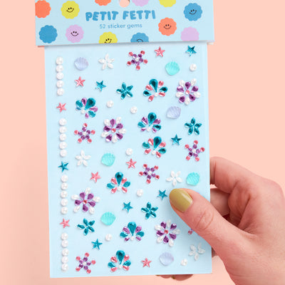 Mermaid Gem Set - 52 adhesive face gems