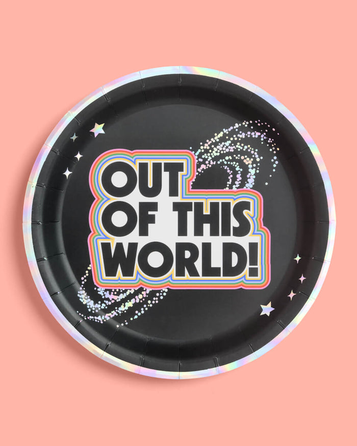 Out of This World Plates - 24 paper plates