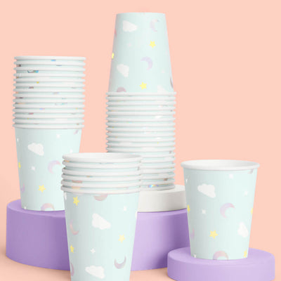 Over the Moon Cups - 50 paper cups