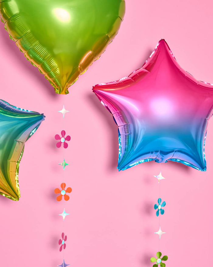 Rainbow Daydreamz Balloons - 4 foil balloons