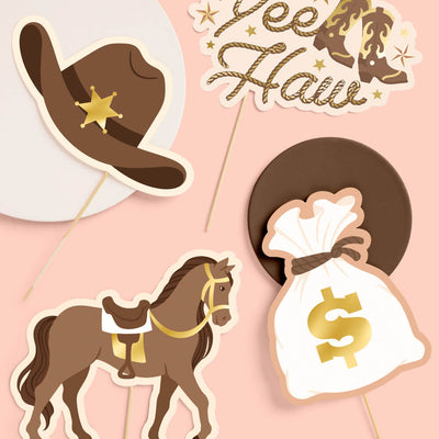 Saddle Up Props - 24 pc. photo booth set