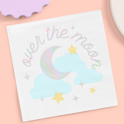 Over the Moon Napkins - 50 paper napkins