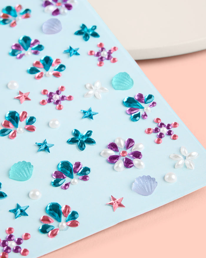 Mermaid Gem Set - 52 adhesive face gems