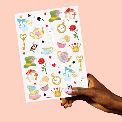 Whimsical Tea Time Tats - 52 temporary tattoos