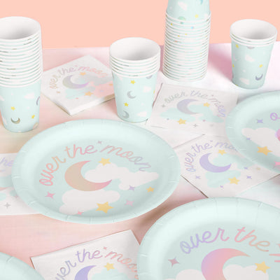 Over the Moon Cups - 50 paper cups
