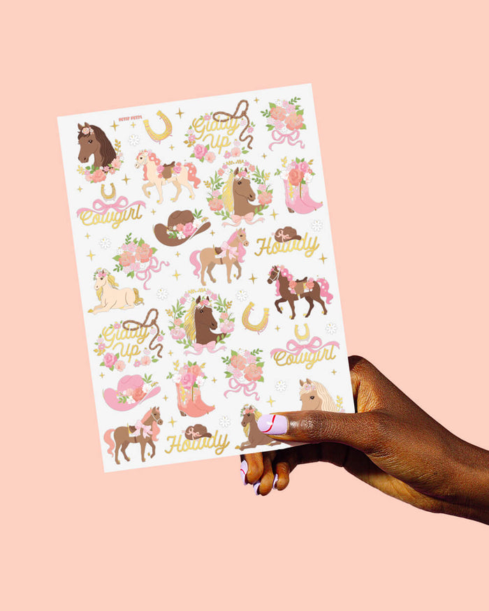 Horse Girl Tattoos - 52 temporary tattoos