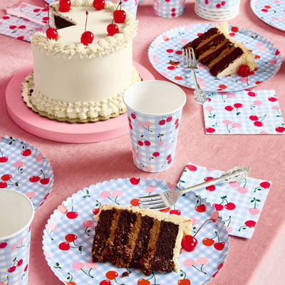 Cherry Cups - 24 paper cups