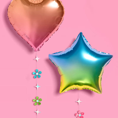 Rainbow Daydreamz Balloons - 4 foil balloons