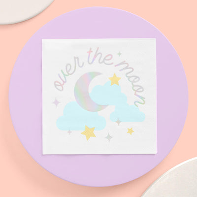 Over the Moon Napkins - 50 paper napkins