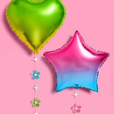 Rainbow Daydreamz Balloons - 4 foil balloons