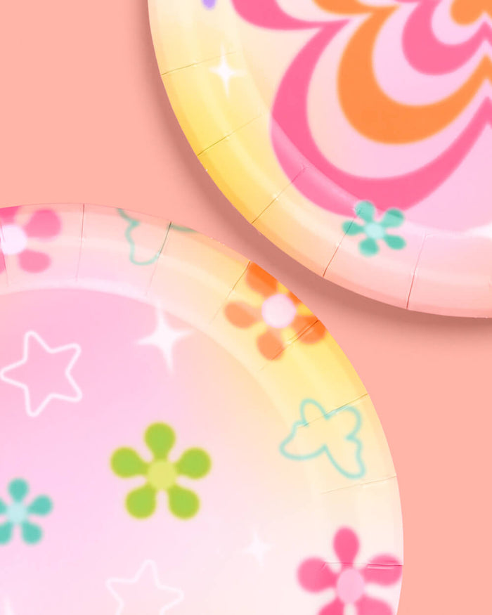 Butterfly Daydream Plates - 24 paper plates