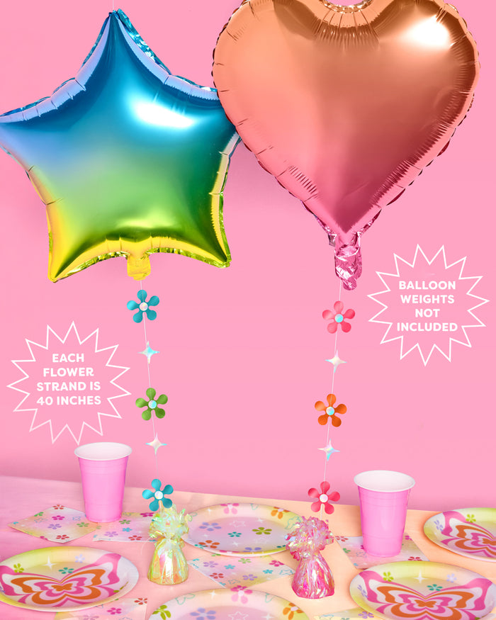 Rainbow Daydreamz Balloons - 4 foil balloons