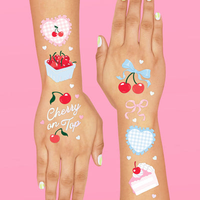 Cherry Tats - 50 temporary tattoos