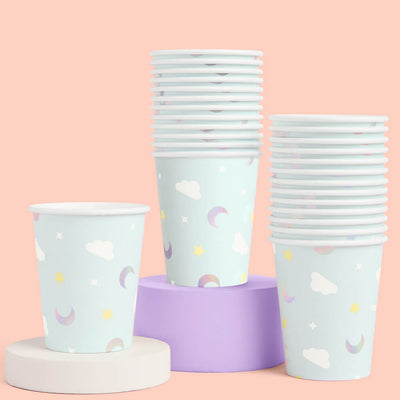 Over the Moon Cups - 50 paper cups