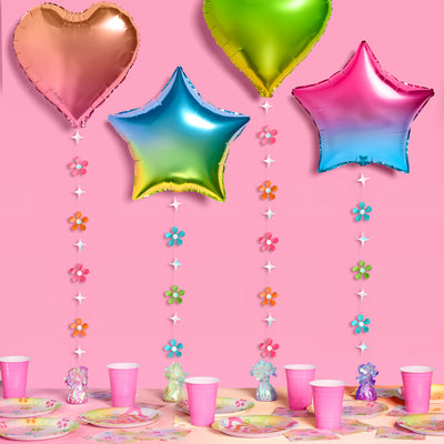 Rainbow Daydreamz Balloons - 4 foil balloons