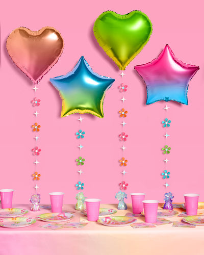 Rainbow Daydreamz Balloons - 4 foil balloons