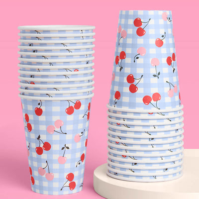 Cherry Cups - 24 paper cups