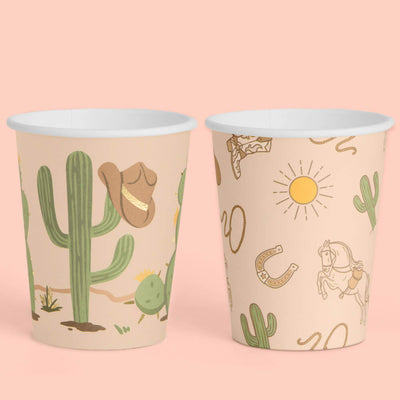 Wild Wild West Cups - 24 paper cups