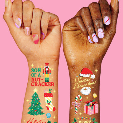 Christmas Movie Tattoos - 48 temporary tattoos
