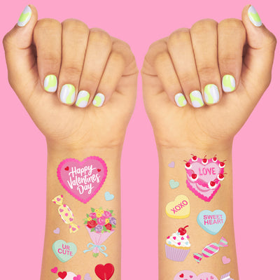 Be Mine Tats - 60 foiol temporary tattoos