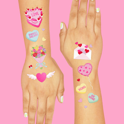 Be Mine Tats - 60 foiol temporary tattoos