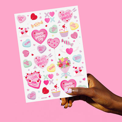 Be Mine Tats - 60 foiol temporary tattoos