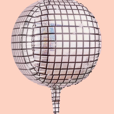 It's Disco, Baby! Balloons - 4 disco ball balloons