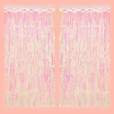 Iridescent Curtain - iridescent foil curtain