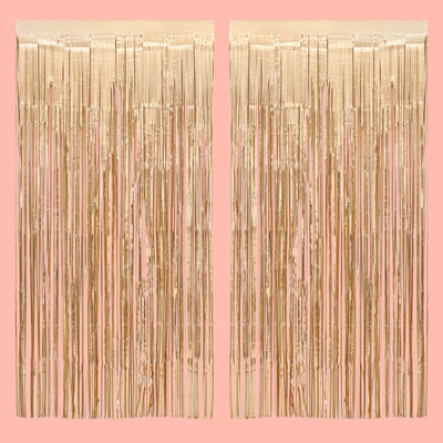 Golden Curtain - iridescent foil curtain