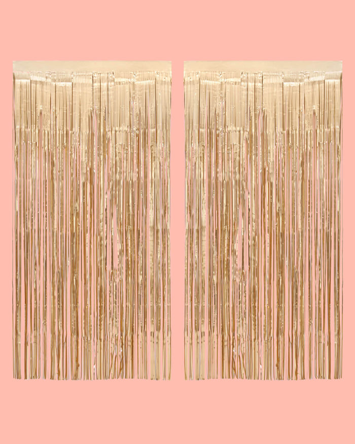 Golden Curtain - iridescent foil curtain
