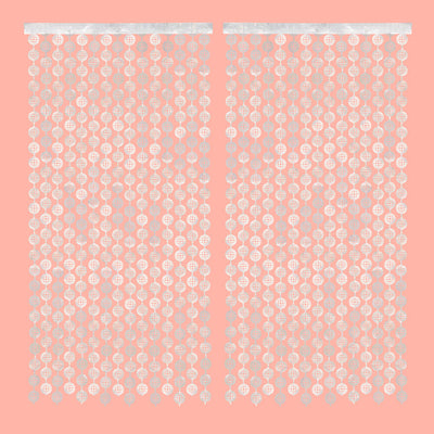 It's Disco, Baby! Curtain - iridescent foil curtain