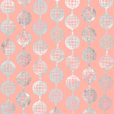 It's Disco, Baby! Curtain - iridescent foil curtain