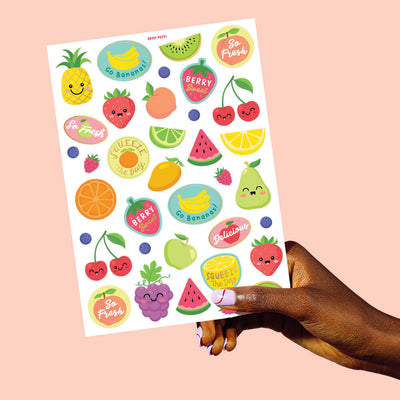 Fruity Tuity Tats - 54 foil temporary tattoos